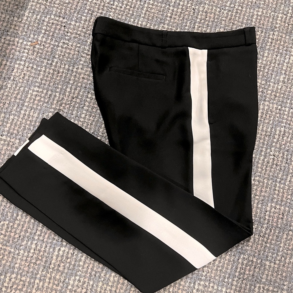 Banana Republic Avery Dress Pant with White Stripe